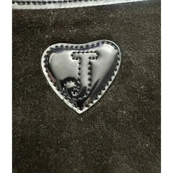 130. JUICY COUTURE | Vintage Y2K Velour Handbag Chain Link Shoulder - Picture 7 of 8